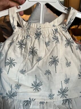 Carter's Cream and Black Baby Top